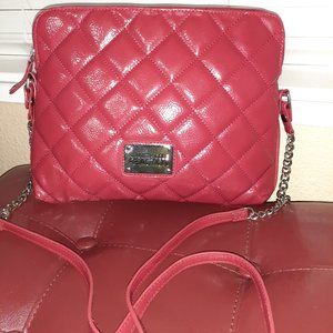 Nine West Quilted Crossbody Bag - Red
